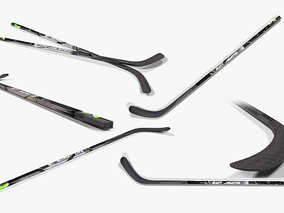 Hockey Stick Hockey Equipment Hockey Equipment Sports Equipment Baseball Bat 3d model