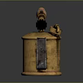 blowtorch fire lamp gasoline blowtorch kerosene blowtorch blowpipe modern weapon hot weapon hot weapon gun 3d model