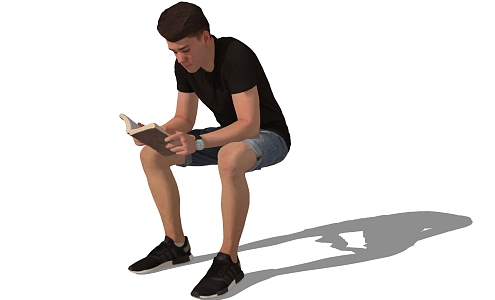 modern man 3d model