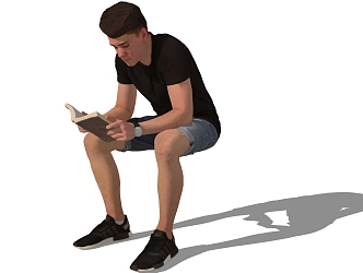 modern man 3d model