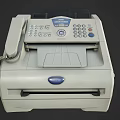Modern Office Appliances Desktop Fax Machines With Phone And Control Panel Design