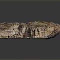 Natural Layered Rocky Terrain With Cliff Structures And Vegetation Covered Surfaces