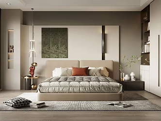 Modern Bedroom 3d model