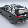 Luxury Black Mercedes-Benz SUV With Sunroof Silver Wheels And Sleek Body Design