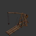stone-throwing machine 3d model