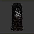 High Quality Automotive Car Tire With Deep Tread Pattern And Silver Wheel Rim