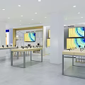 Modern Mobile Phone Store Huawei Smart Home Life Hall Unicom Huawei 3d model