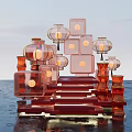 New Chinese Style Meichen Lantern Meichen 3d model