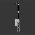 High Voltage Electrical Equipment With Three Column Insulators And Metal Support Structure
