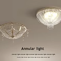 Elegant Annular Light Crystal Chandelier Design For Home Ceiling Lighting