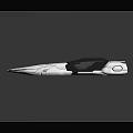 Futuristic Silver Cosmic Exploration Vehicle With Open Top And Aerodynamic Design