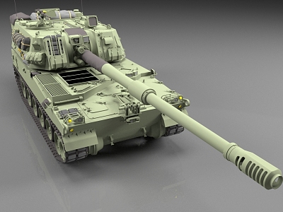 k9a3 self-propelled howitzer tank self-propelled gun model