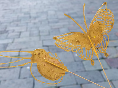 Modern Maltose Sugar Painting 3d model