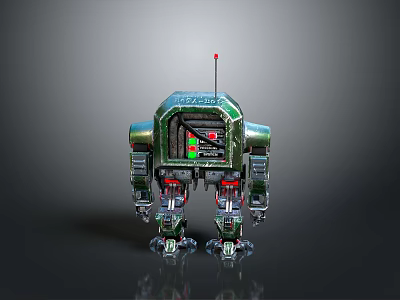 Robot Assistant Small Robot Butler Robot Butler Figure Game Figure 3d model