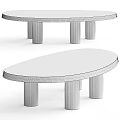 Modern Sofa Coffee Table Set With Brown Round And Black Oval Tables Cylindrical Legs