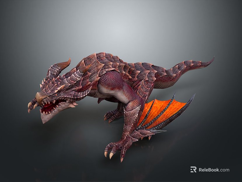 Modern Game Character Monster Monster Troll Flying Monster texture