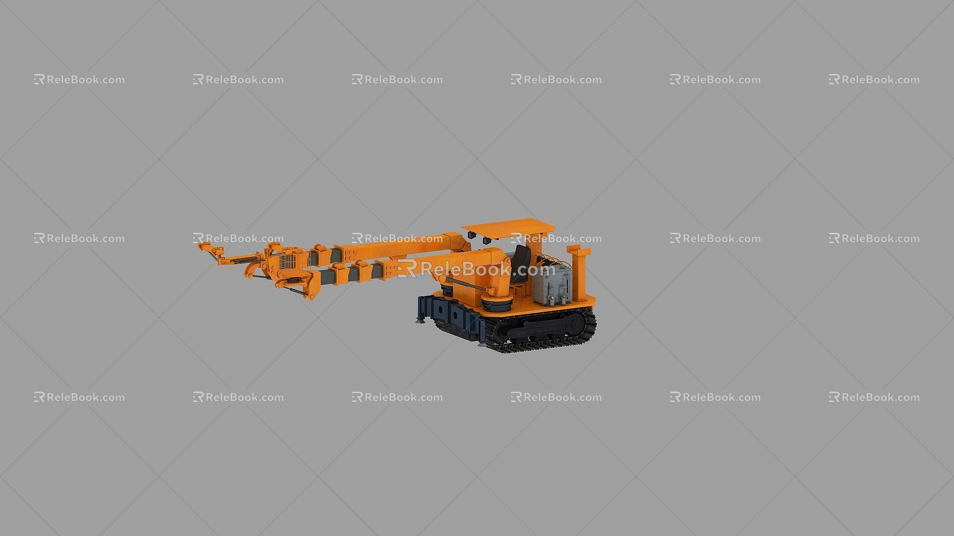 Three-section arch frame installation trolley Arch frame installation trolley Mechanical equipment Tunnel construction equipment Engineering vehicle 3d model