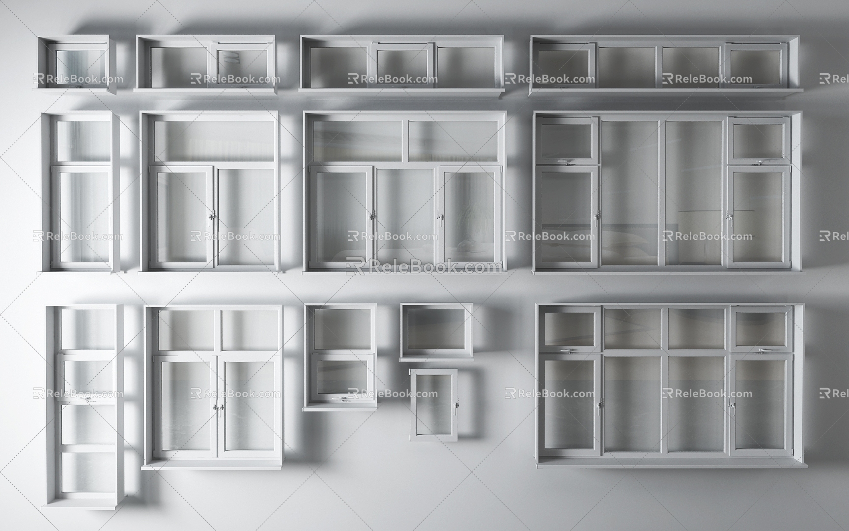 casement window 3d model