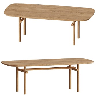 Carel Woodworks table 3d model