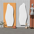 Decorative mirror Modern mirror 3d model