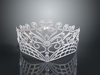 Crown Home Ornaments Royal Goods Noble Goods Jewelry Ornaments 3d model