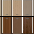 Various Wooden Panel Samples With Different Wood Grain Shades And Color