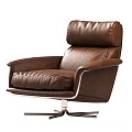 Kristoff leather swivel chair 3d model