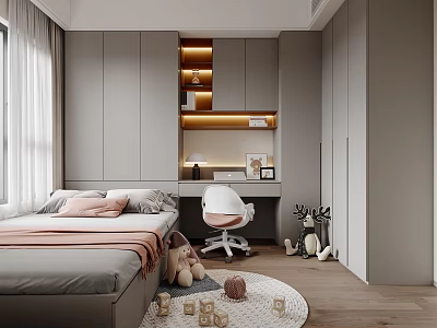 Modern Tatami Bedroom Huan Tatami 3d model