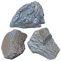 Gardening sketch rock beach photogrammetry stone 3d model