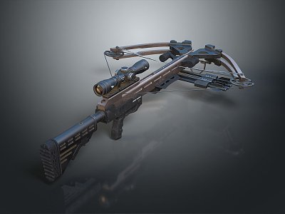 Modern crossbow 3d model