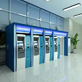 Modern Public Service Hall With 24h Self Service Area Document Pre Check Zone And Machines