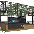 Modern Bar 3d model