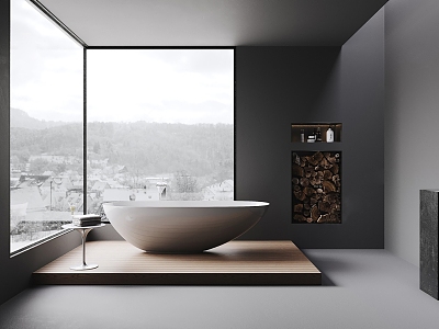 modern bathroom bathtub model