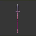 Traditional Handcrafted Sword With Sharp Polished Blade Wooden Handle And Metal Guard