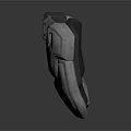Pair of Gray Tactical Knee Pads With Textured Surface And Black Straps