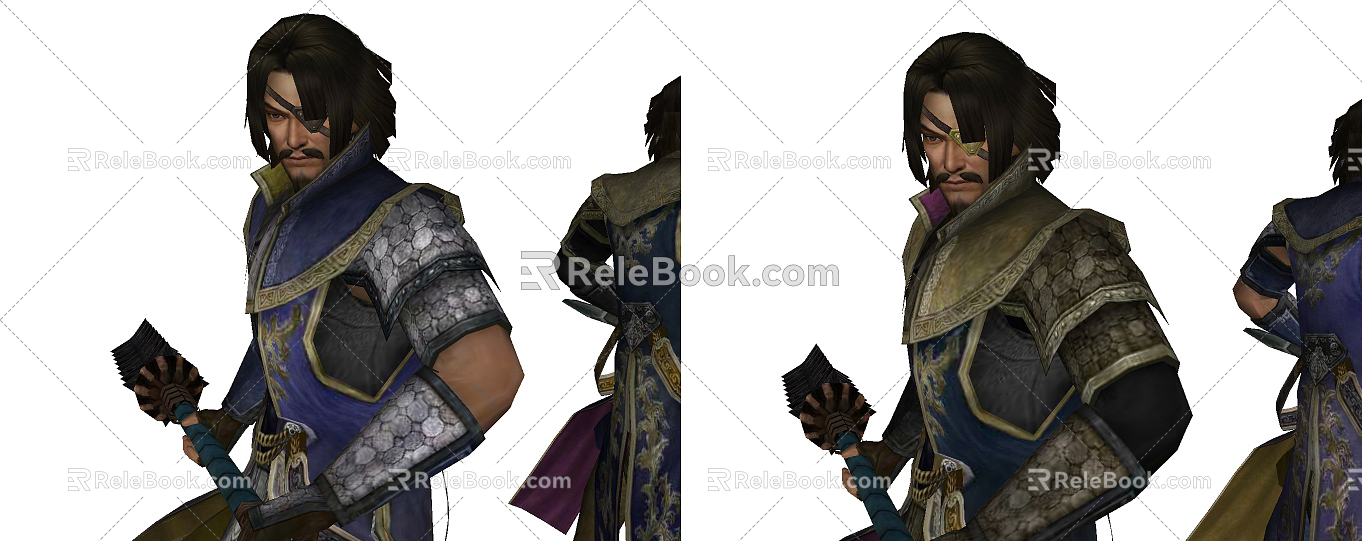 Modern Game Character Three Kingdoms Unparalleled Character Man model