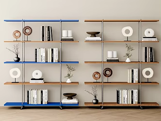 Antique Decorative Rack Bauhaus Storage Rack 3d model