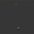 Green Sea Turtle With Brownish Shell And Textured Green Flippers On Dark Background
