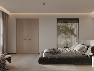 Modern Home Bedroom 3d model