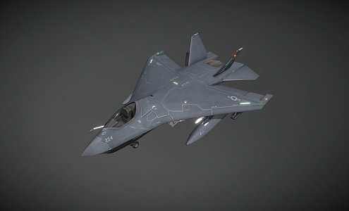 aircraft bomber 3d model