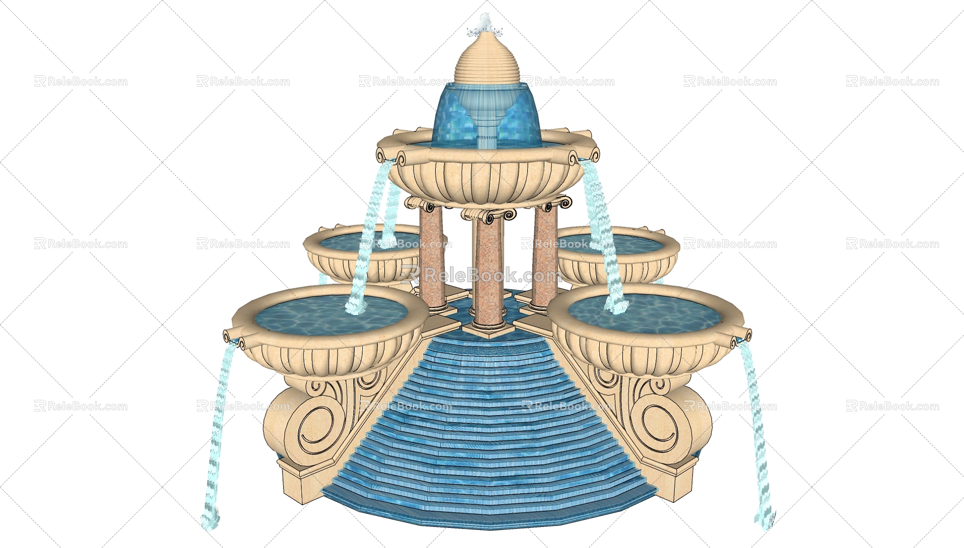 Fountain 3d model