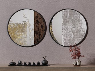 New Chinese Decorative Painting 3d model