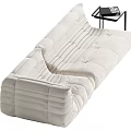 Middle-style multiplayer sofa 3d model