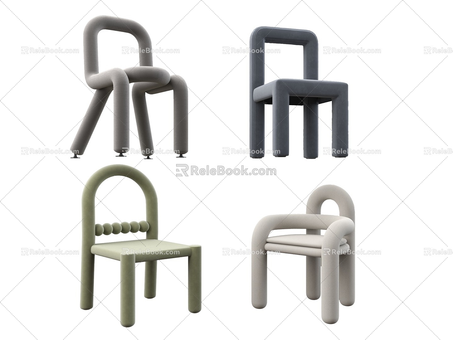 single chair 3d model