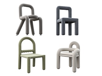 single chair 3d model