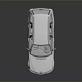 White BMW Station Wagon Featuring Roof Rack Modern Design And Silver Wheels