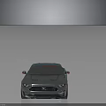 Silver Sports Car With Blue Geometric Pattern Sleek Design And Black Alloy Wheels