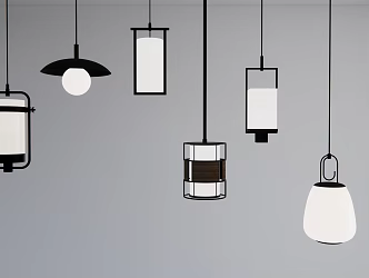 Modern art chandelier bedside chandelier glass chandelier room chandelier 3d model