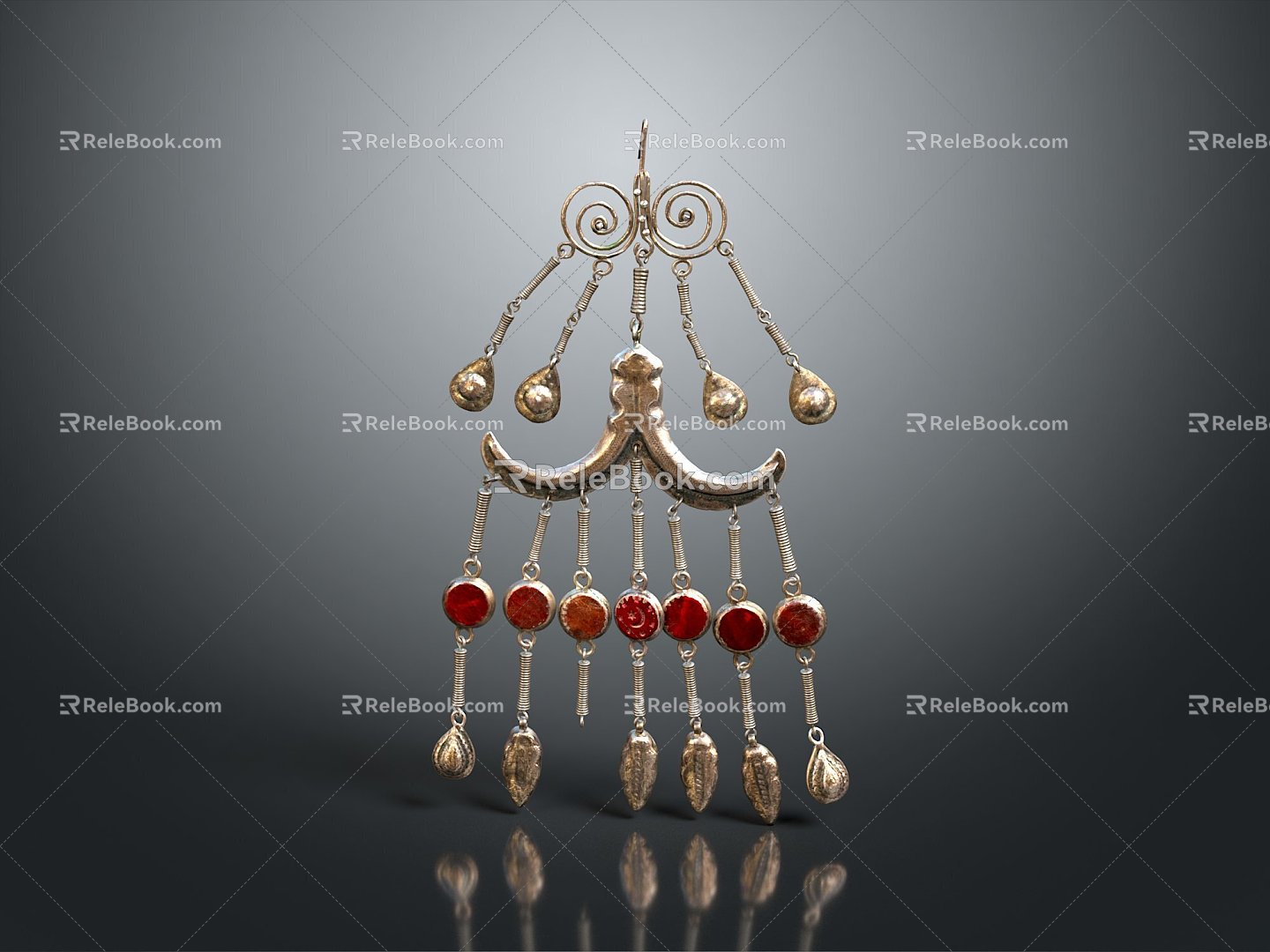 Earrings Earrings Earrings Earrings Jewelry Jewelry Realistic Model Cartoon Model PBR 3d model