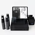 Modern Commercial POS Equipment With Touchscreen Monitor Receipt Printer And Cash Drawer